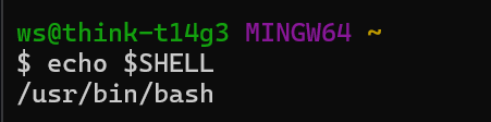git bash